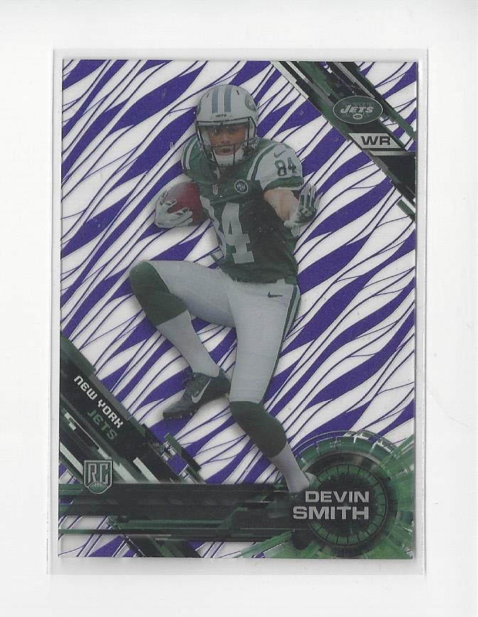 2015 Topps High Tek Purple Rainbow Diffractor #38 Devin Smith A