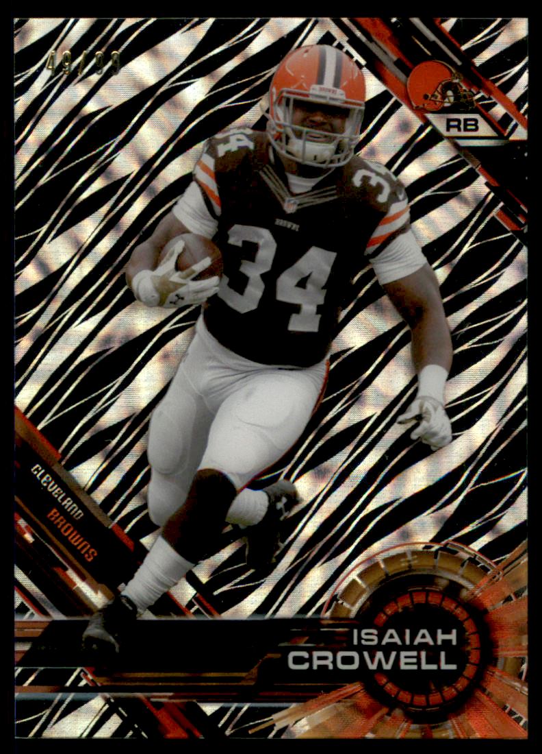 2015 Topps High Tek Confetti Diffractor #65 Isaiah Crowell A
