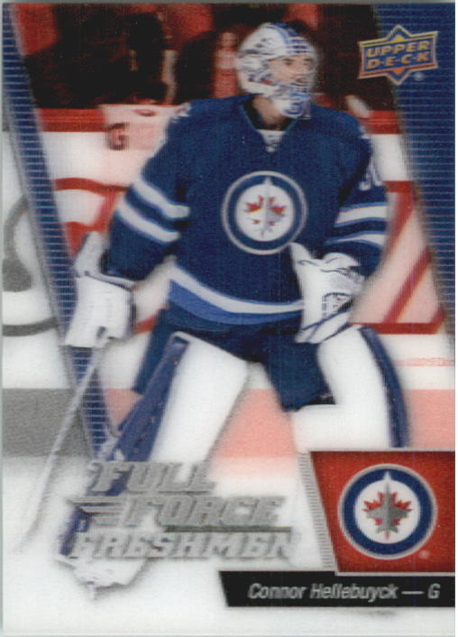 2015-16 Upper Deck Full Force #122 Connor Hellebuyck RC