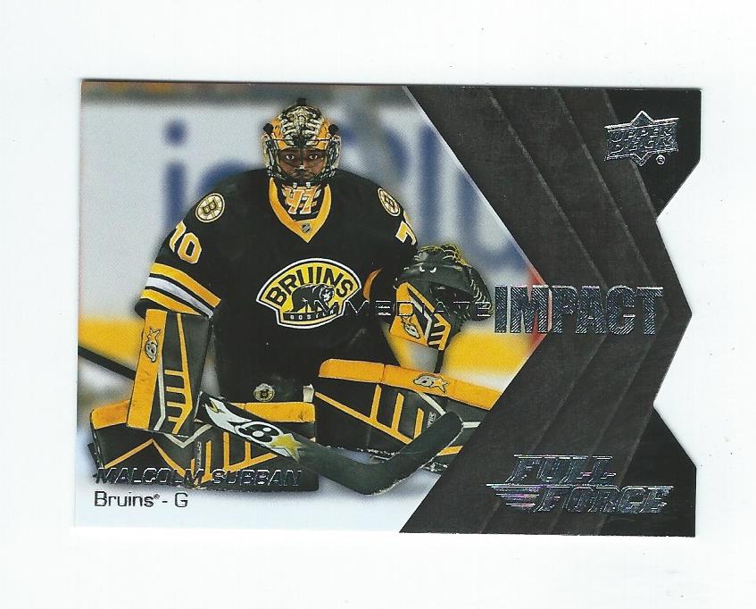 2015-16 Upper Deck Full Force Immediate Impacts #IIMS Malcolm Subban