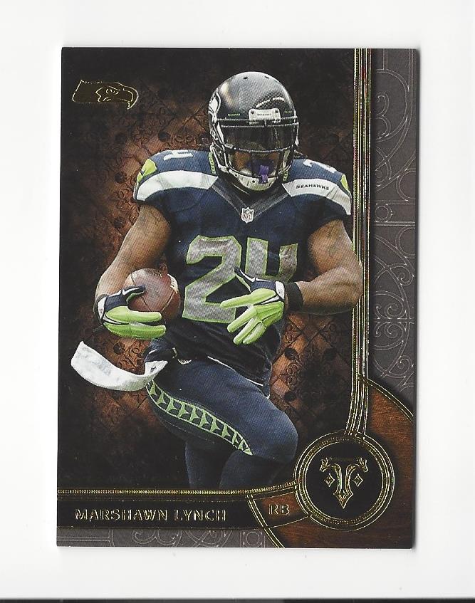 2015 Topps Triple Threads #2 Marshawn Lynch