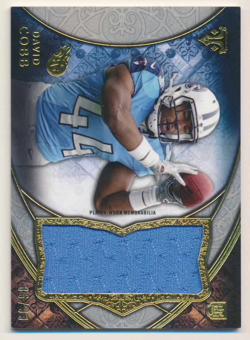 2015 Topps Triple Threads Rookie Jumbo Relics #TTRJRDCO David Cobb