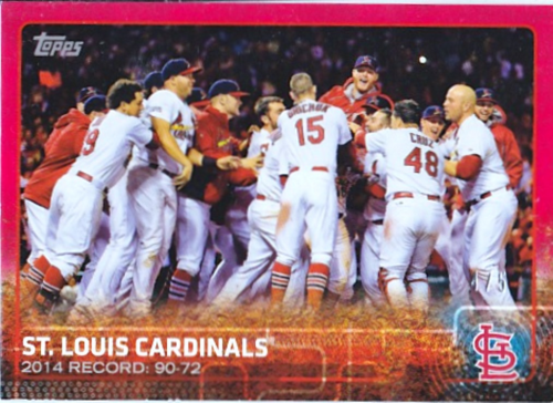 2015 Topps Mini Red #648 St. Louis Cardinals BB