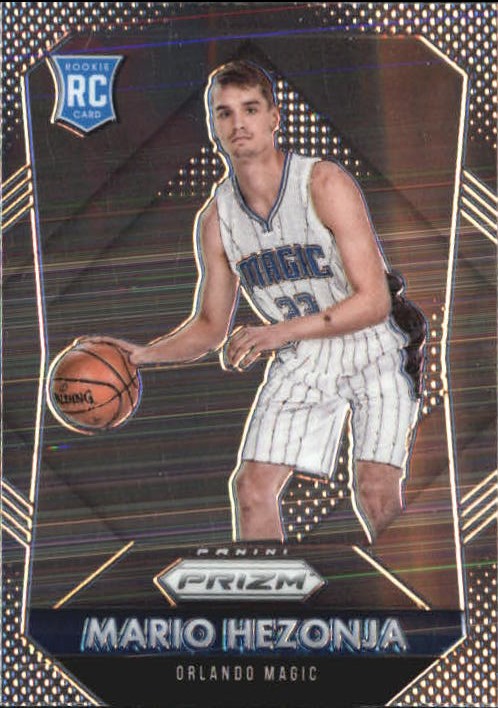 2015-16 Panini Prizm Orlando Magic Basketball Card #342 Mario Hezonja Rookie . rookie card picture