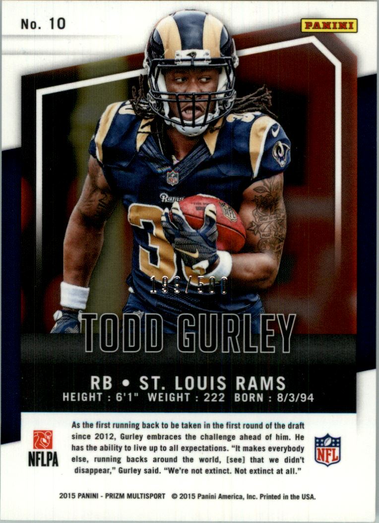 2015 Panini Prizm Cyber Monday #10 Todd Gurley