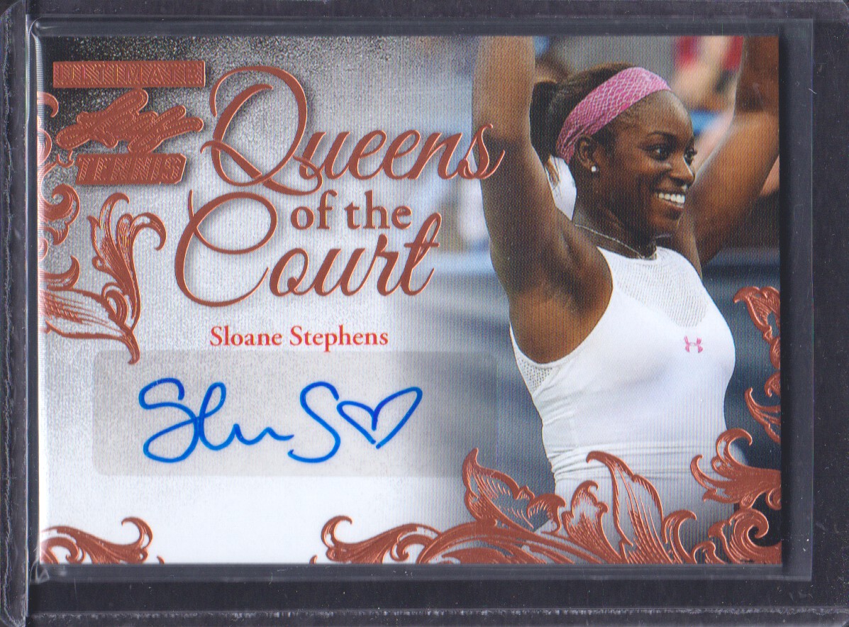 2015 Leaf Ultimate Tennis Queen of the Court Autographs #QCSS1 Sloane Stephens