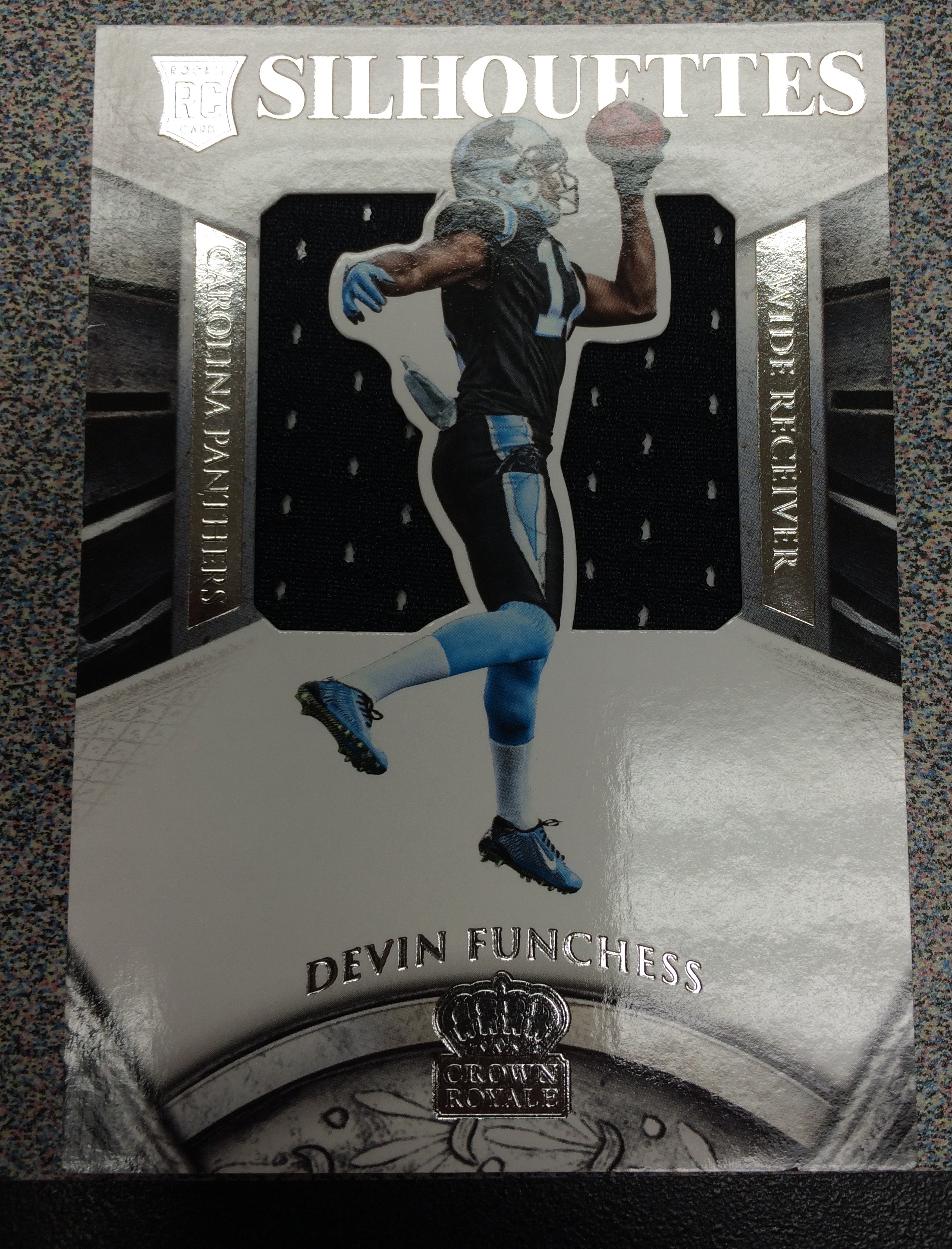2015 Crown Royale Rookie Silhouettes #211 Devin Funchess