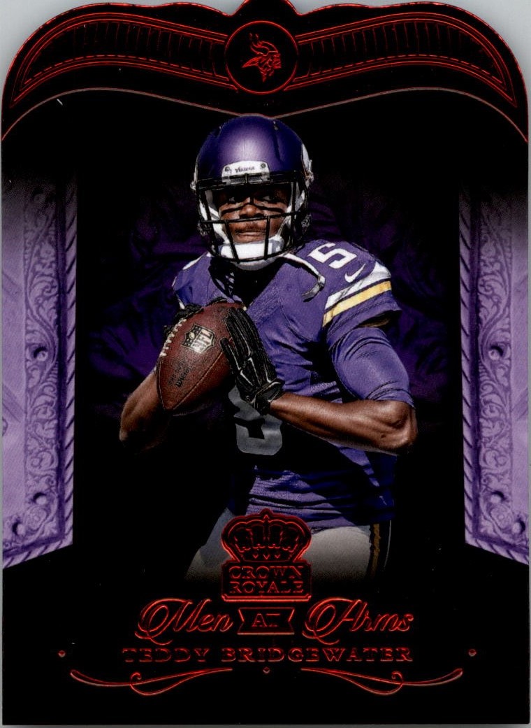 2015 Crown Royale Men at Arms Red #MA19 Teddy Bridgewater