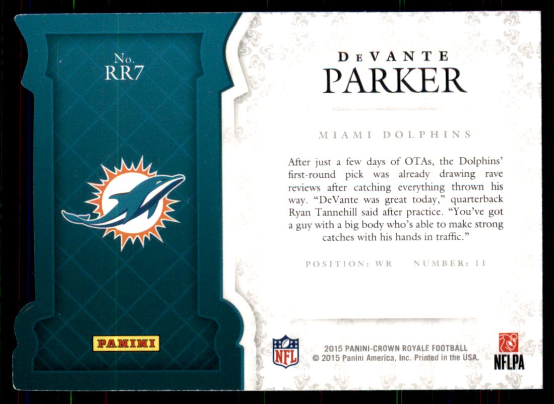 2015 Crown Royale Regal Rookies #RR7 DeVante Parker