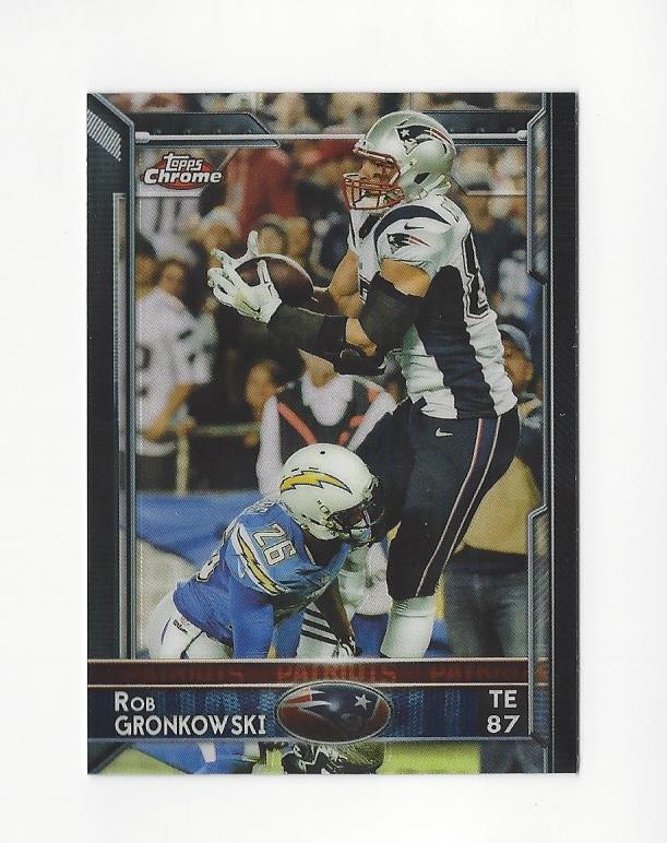 2015 Topps Chrome Mini #10 Rob Gronkowski