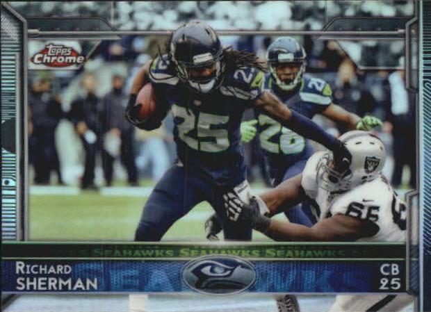 2015 Topps Chrome Mini Refractors #9 Richard Sherman