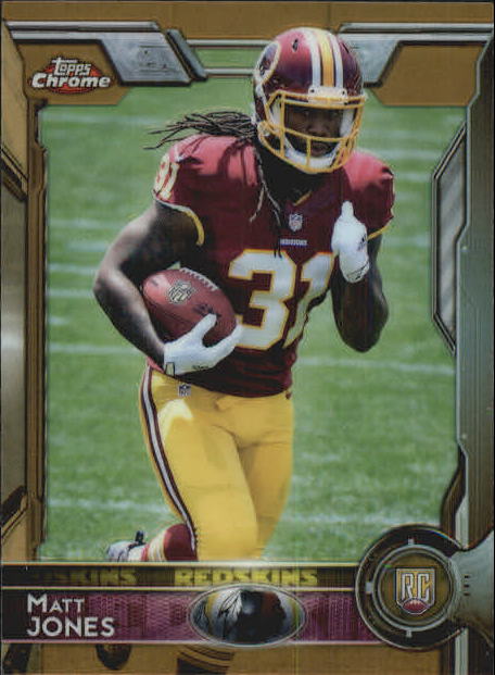 2015 Topps Chrome Mini Gold Refractors #153 Matt Jones
