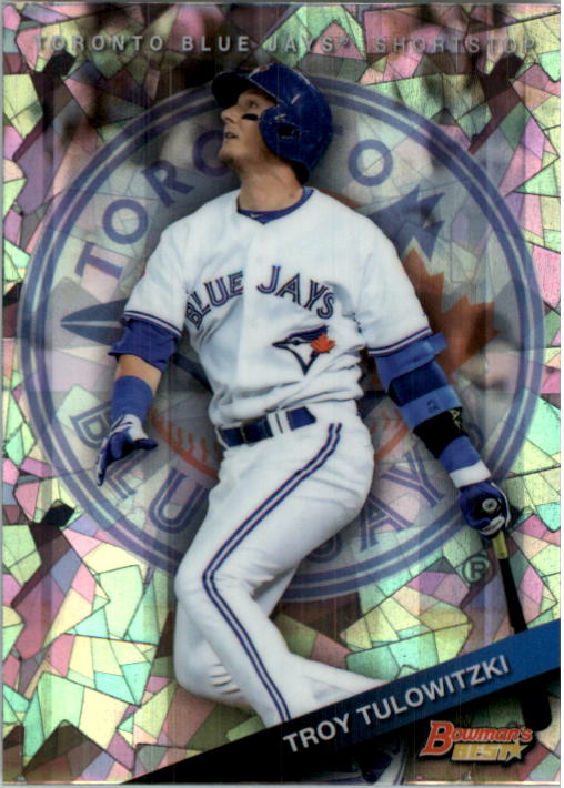 2015 Bowman's Best Atomic Refractors #13 Troy Tulowitzki