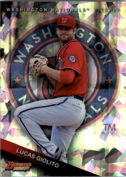 2015 Bowman's Best Top Prospects Atomic Refractors #TP25 Lucas Giolito