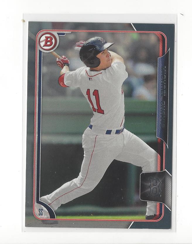 2015 Bowman Draft Silver #133 Michael Chavis