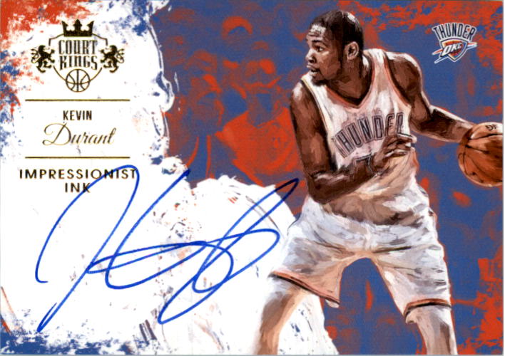 2015-16 Court Kings Impressionist Ink #IIKD Kevin Durant/40