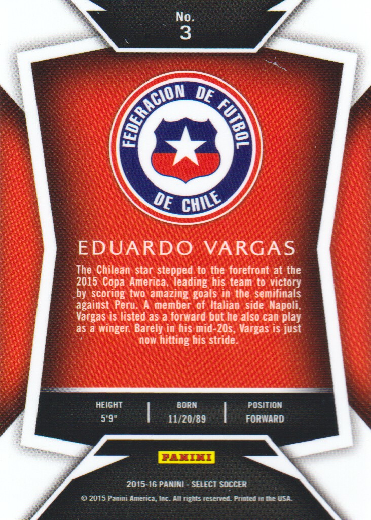 2015-16 Select Soccer Trading Cards BASE: Pick From List - Picture 5 of 161