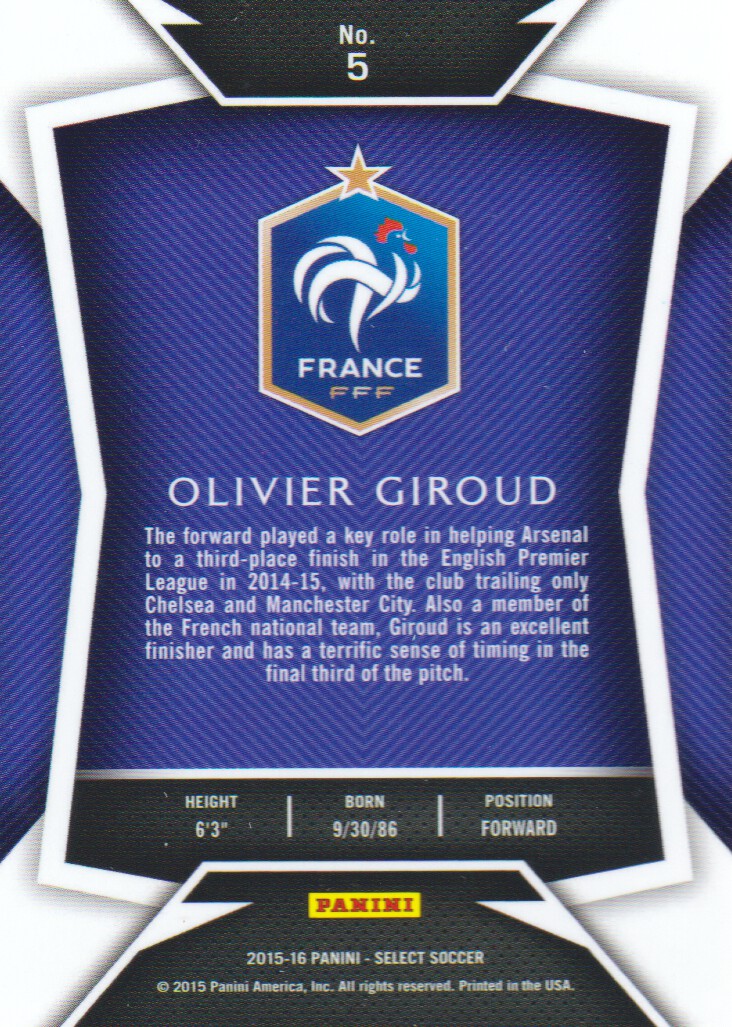 2015-16 Select Soccer Trading Cards BASE: Pick From List - Picture 7 of 161