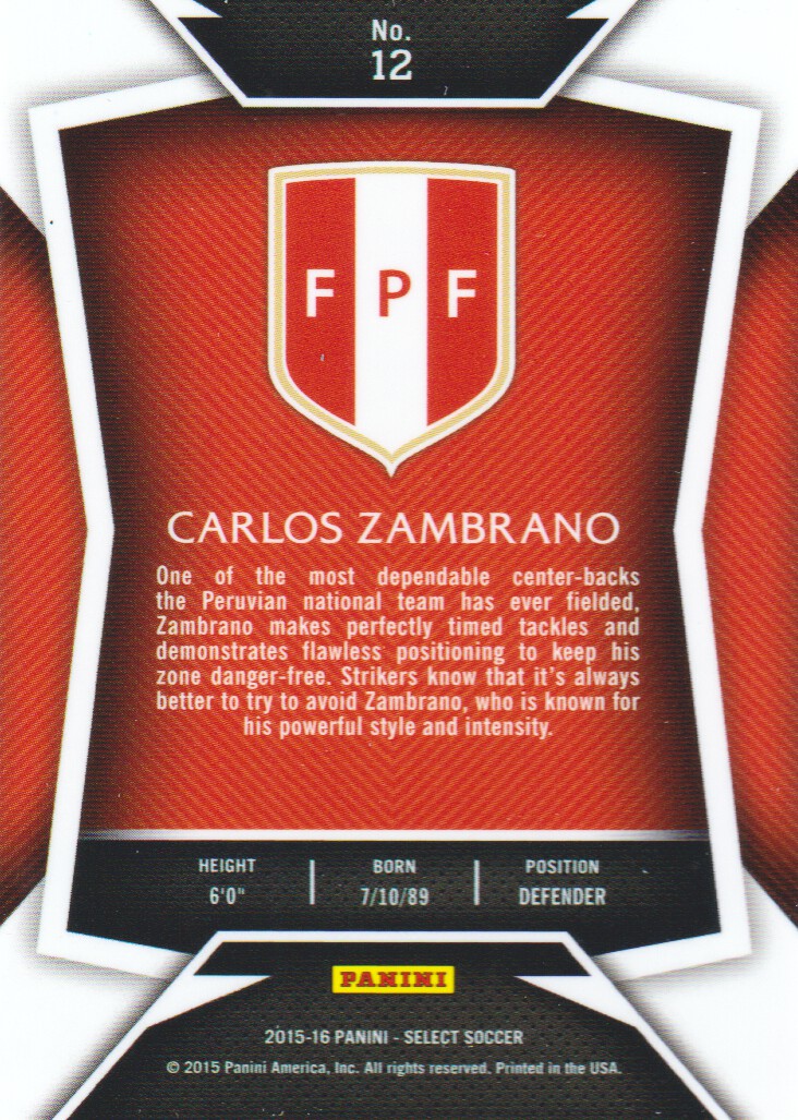2015-16 Select Soccer Trading Cards BASE: Pick From List - Picture 17 of 161