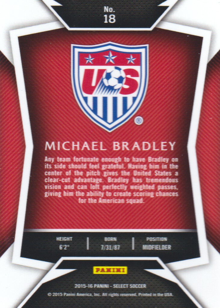 2015-16 Select Soccer Trading Cards BASE: Pick From List - Picture 29 of 161