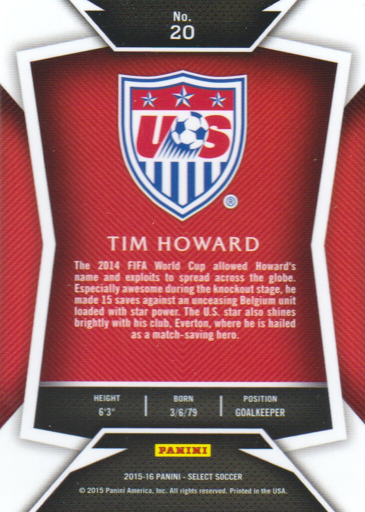 2015-16 Select Soccer Trading Cards BASE: Pick From List - Picture 31 of 161