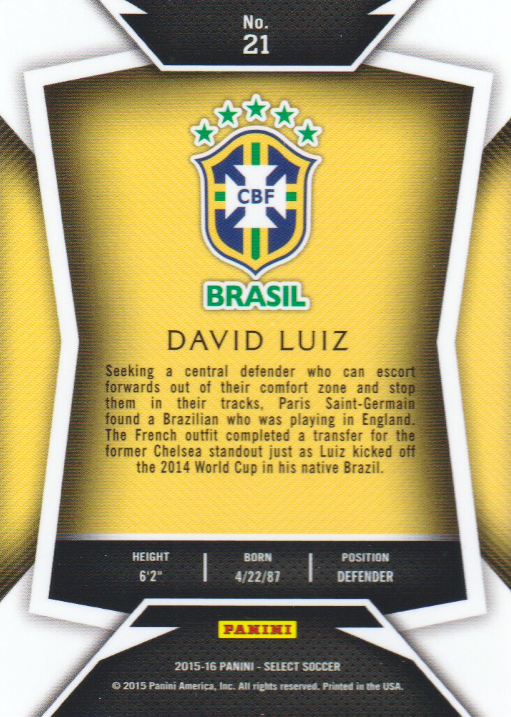 2015-16 Select Soccer Trading Cards BASE: Pick From List - Picture 33 of 161