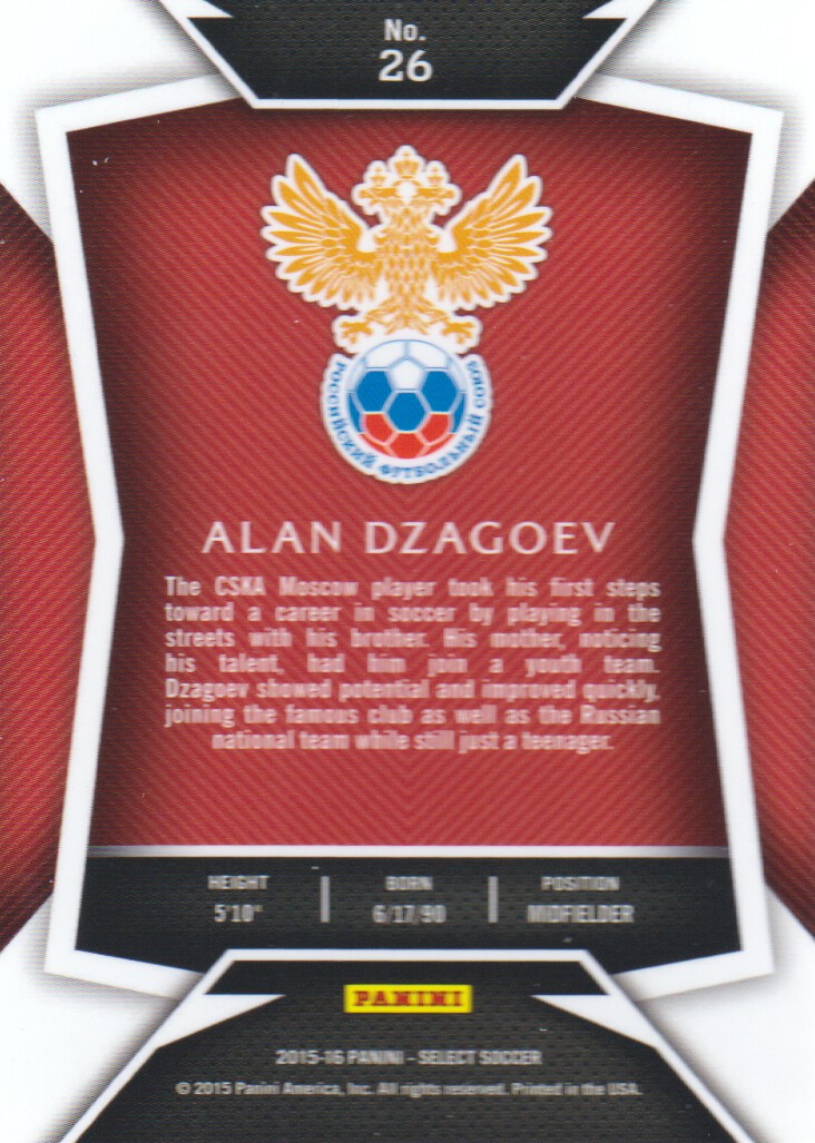 2015-16 Select Soccer Trading Cards BASE: Pick From List - Picture 41 of 161