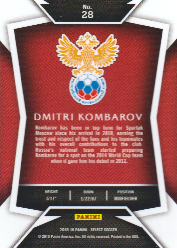 2015-16 Select Soccer Trading Cards BASE: Pick From List - Picture 45 of 161