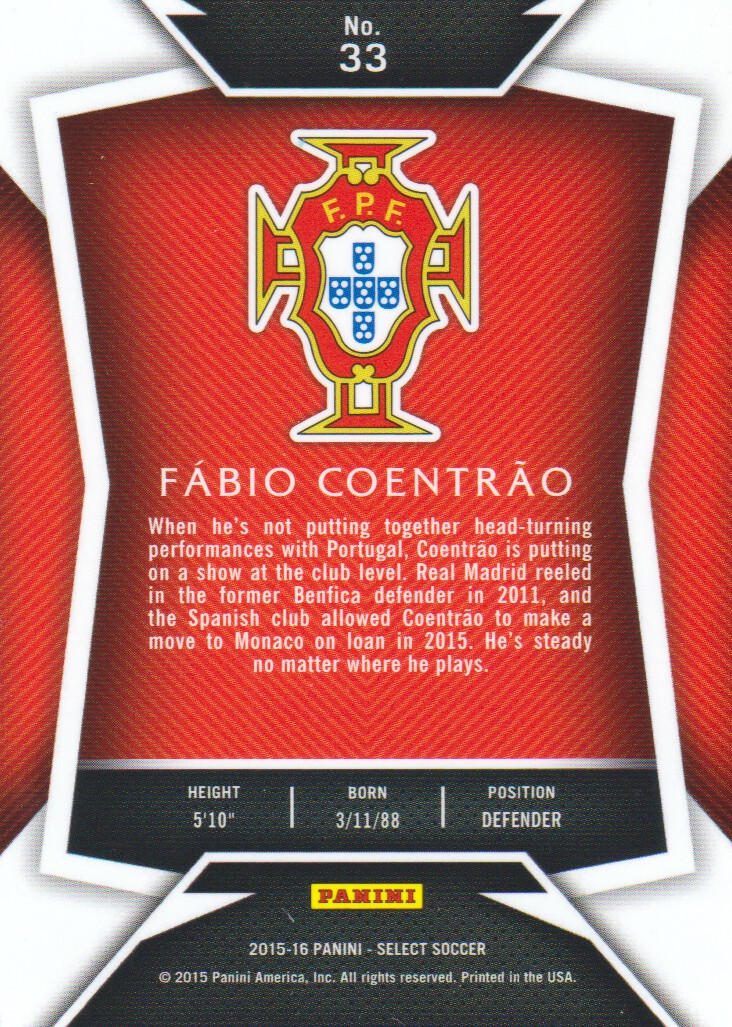2015-16 Select Soccer Trading Cards BASE: Pick From List - Picture 53 of 161