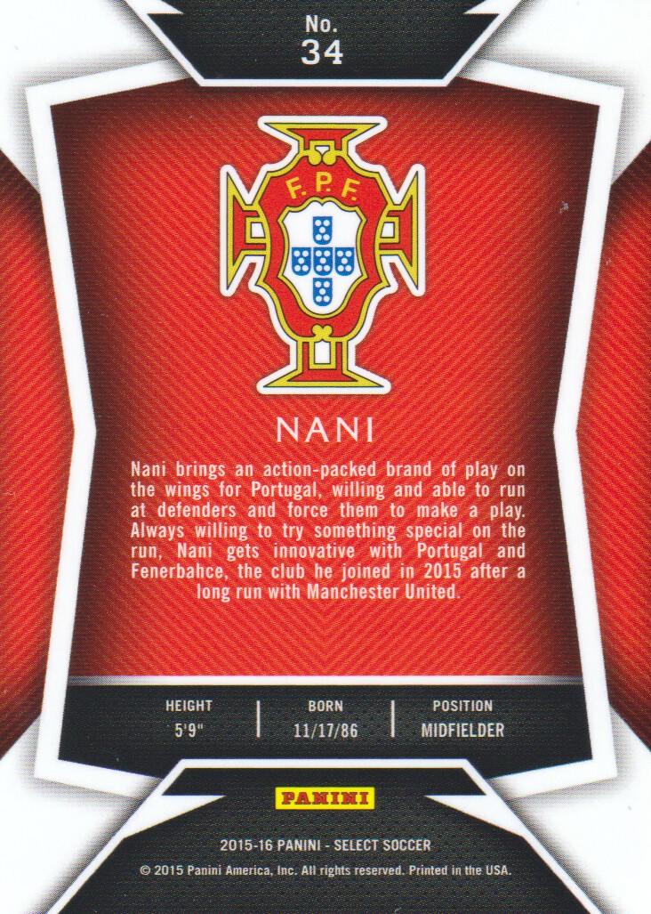 2015-16 Select Soccer Trading Cards BASE: Pick From List - Picture 55 of 161