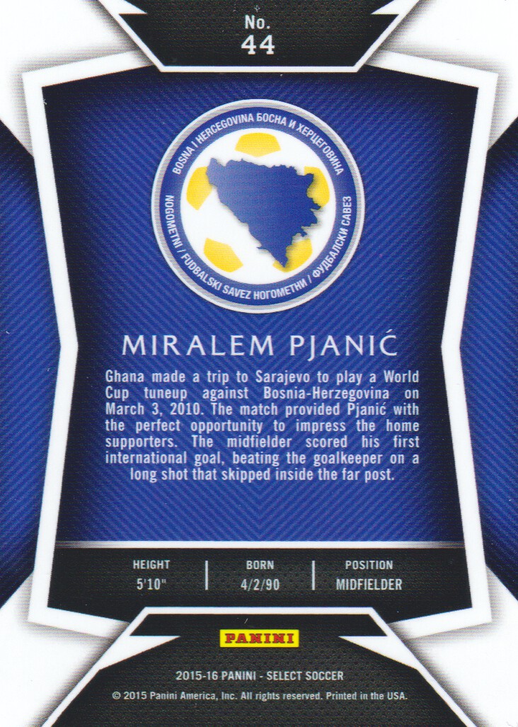 2015-16 Select Soccer Trading Cards BASE: Pick From List - Picture 71 of 161