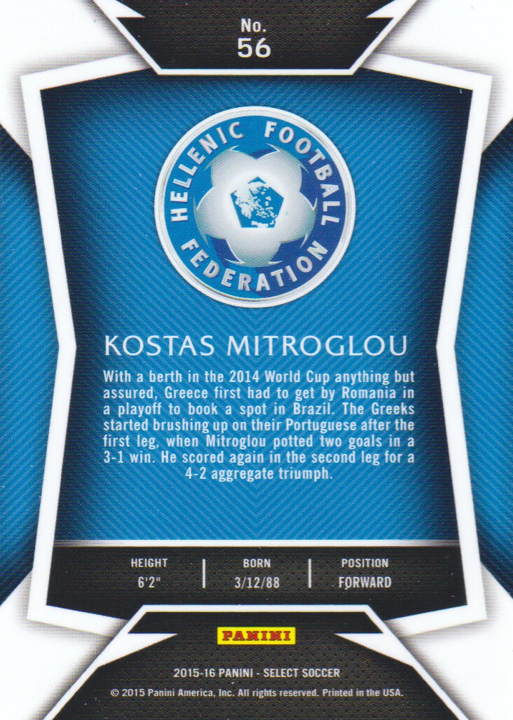 2015-16 Select Soccer Trading Cards BASE: Pick From List - Picture 91 of 161