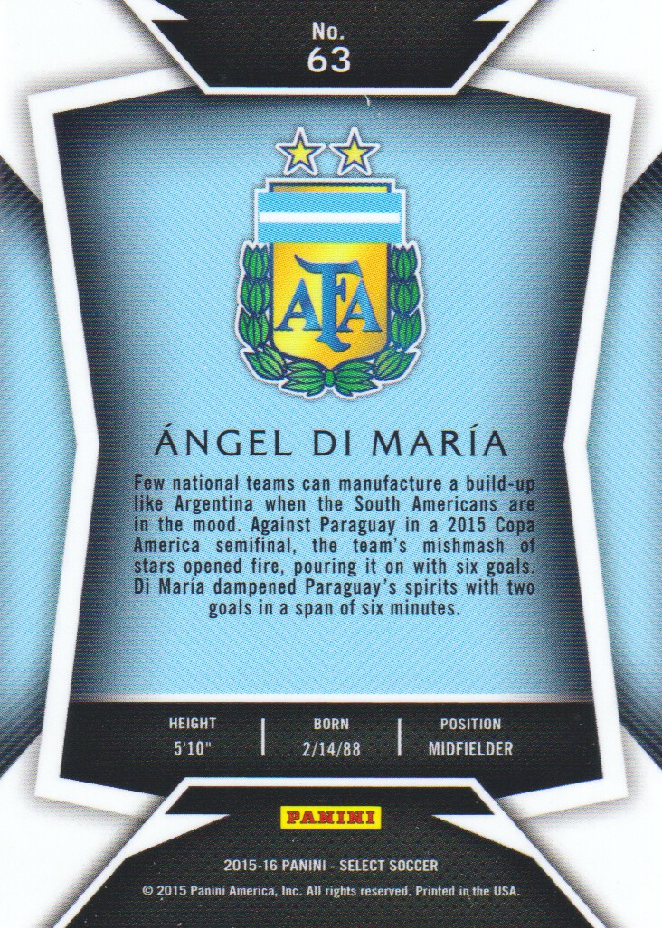 2015-16 Select Soccer Trading Cards BASE: Pick From List - Picture 103 of 161