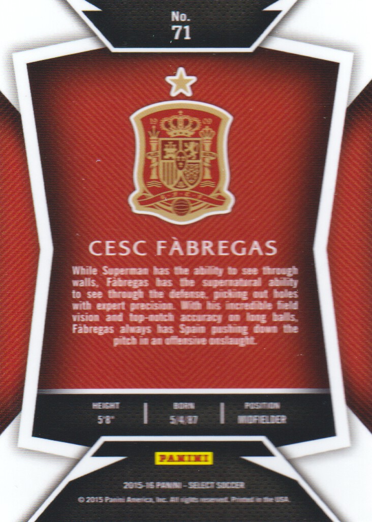 2015-16 Select Soccer Trading Cards BASE: Pick From List - Picture 115 of 161