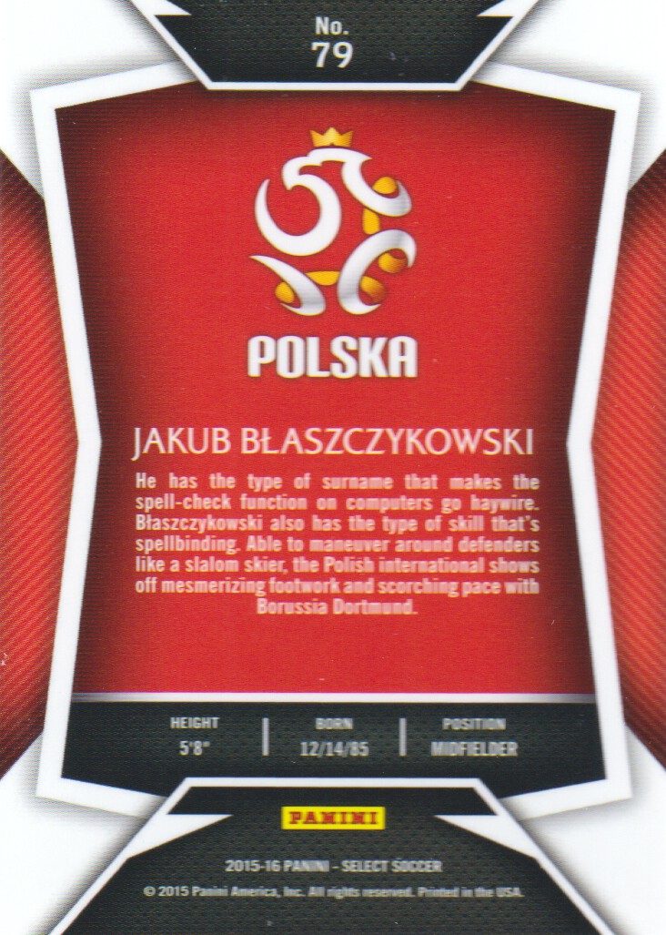 2015-16 Select Soccer Trading Cards BASE: Pick From List - Picture 127 of 161