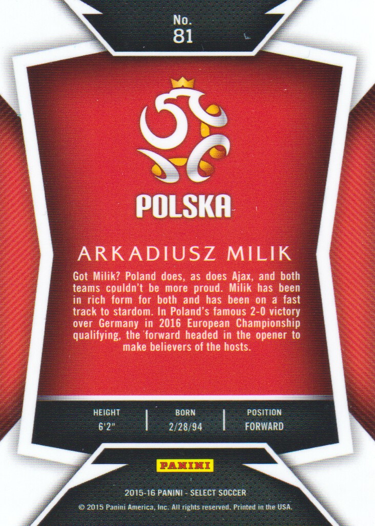 2015-16 Select Soccer Trading Cards BASE: Pick From List - Picture 129 of 161