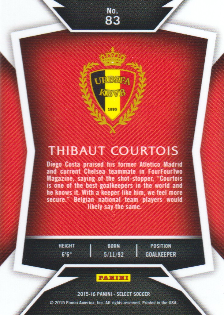 2015-16 Select Soccer Trading Cards BASE: Pick From List - Picture 133 of 161