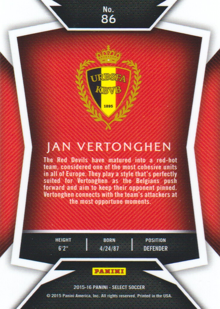 2015-16 Select Soccer Trading Cards BASE: Pick From List - Picture 135 of 161