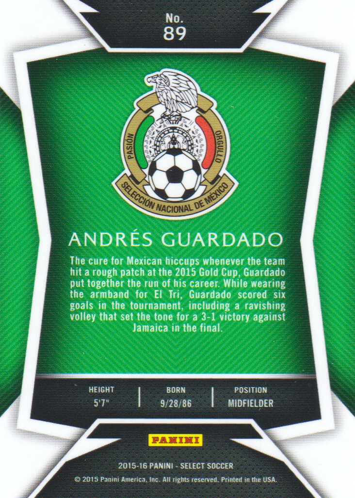 2015-16 Select Soccer Trading Cards BASE: Pick From List - Picture 141 of 161