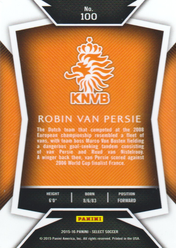 2015-16 Select Soccer Trading Cards BASE: Pick From List - Picture 161 of 161
