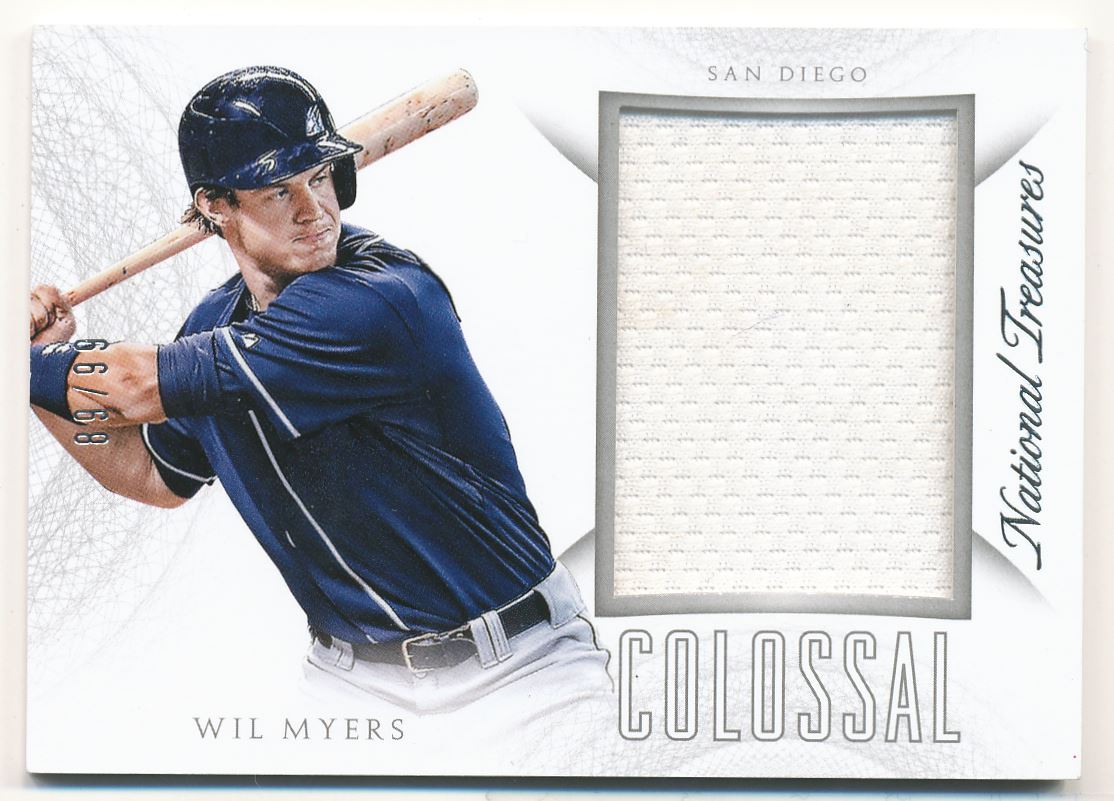 2015 Panini National Treasures Colossal Materials #47 Wil Myers/99