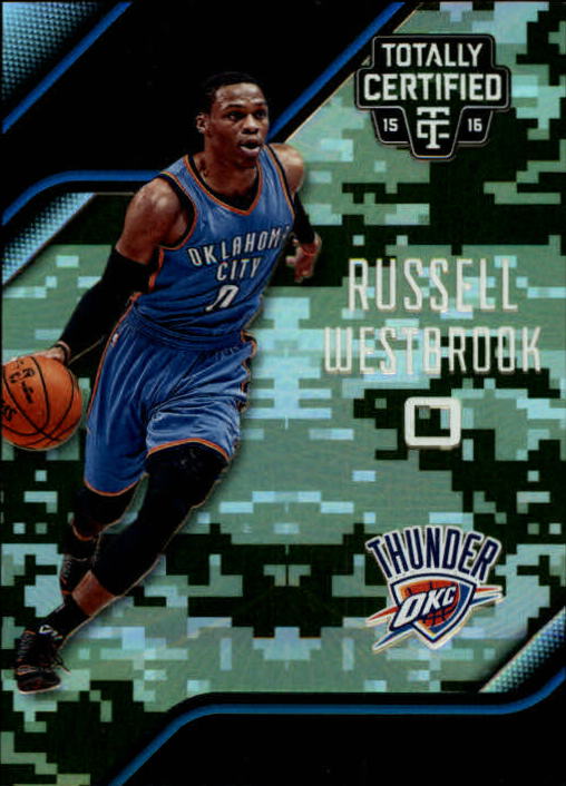 2015-16 Totally Certified Mirror Camo #27 Russell Westbrook