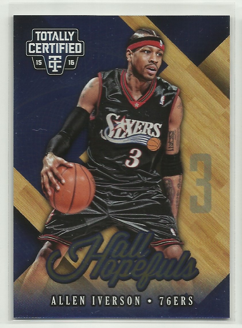 2015-16 Totally Certified Hall Hopefuls #8 Allen Iverson