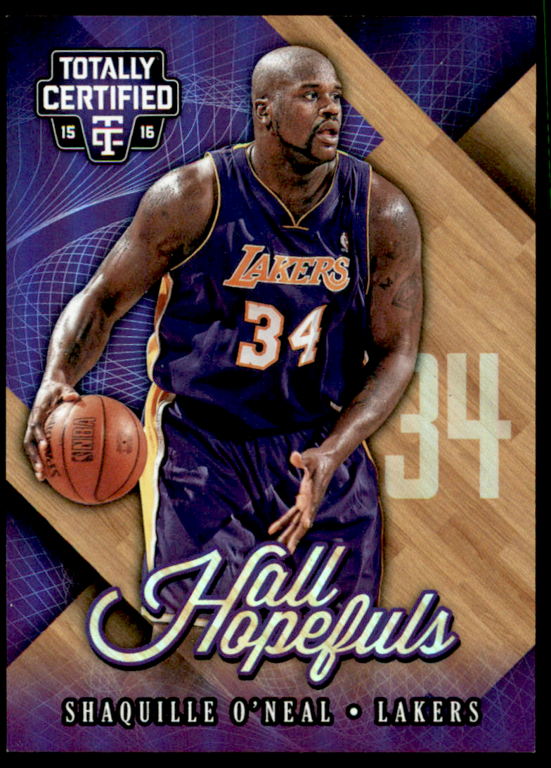 2015-16 Totally Certified Hall Hopefuls Mirror #5 Shaquille O'Neal
