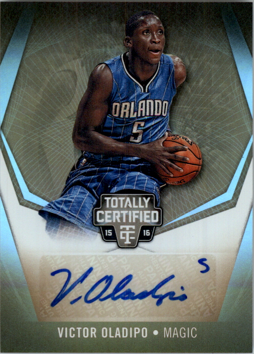 2015-16 Totally Certified Signatures Mirror Gold #TCVO Victor Oladipo