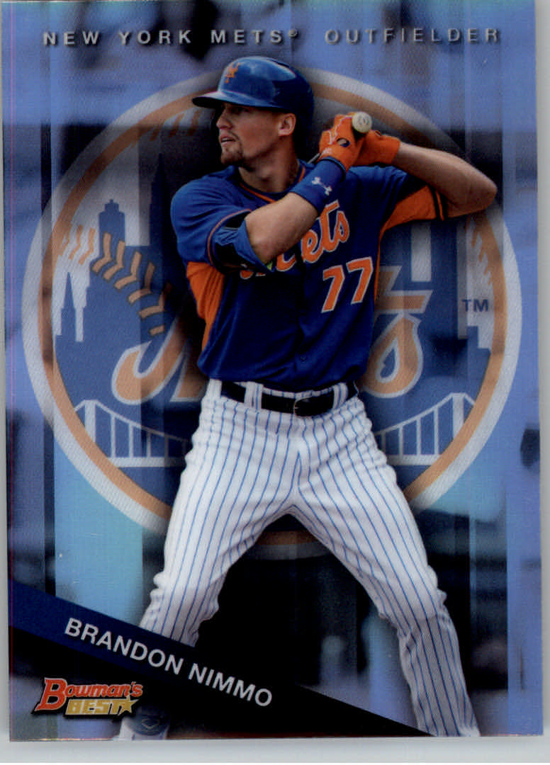 2015 Bowman's Best Top Prospects Refractors #TP44 Brandon Nimmo