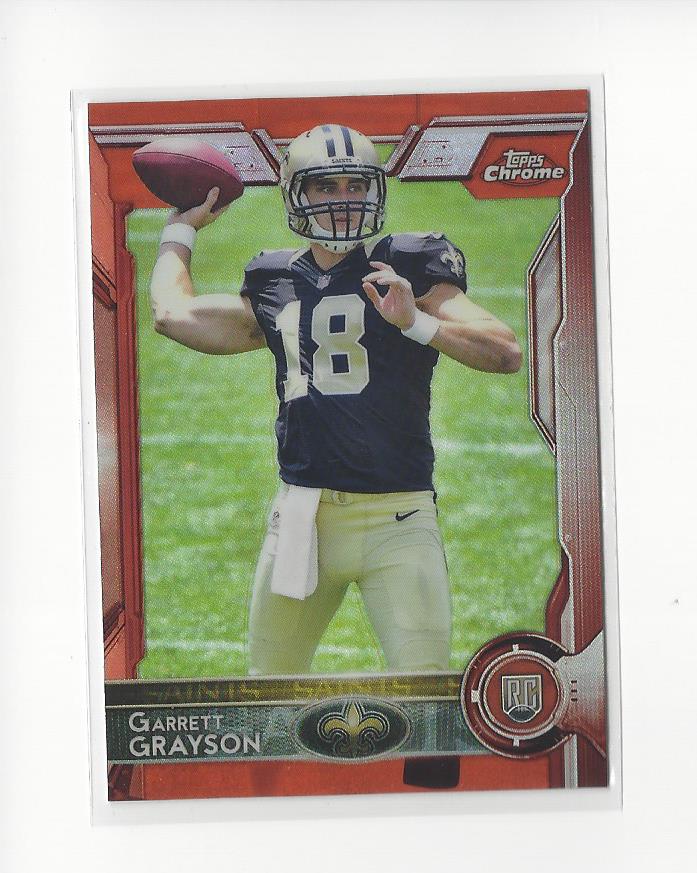 2015 Topps Chrome Orange Refractors #151 Garrett Grayson