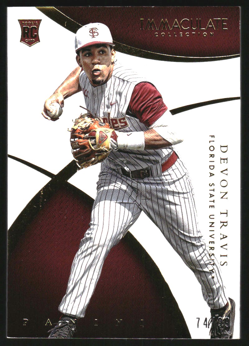 2015 Immaculate Collection Collegiate Multisport #133 Devon Travis