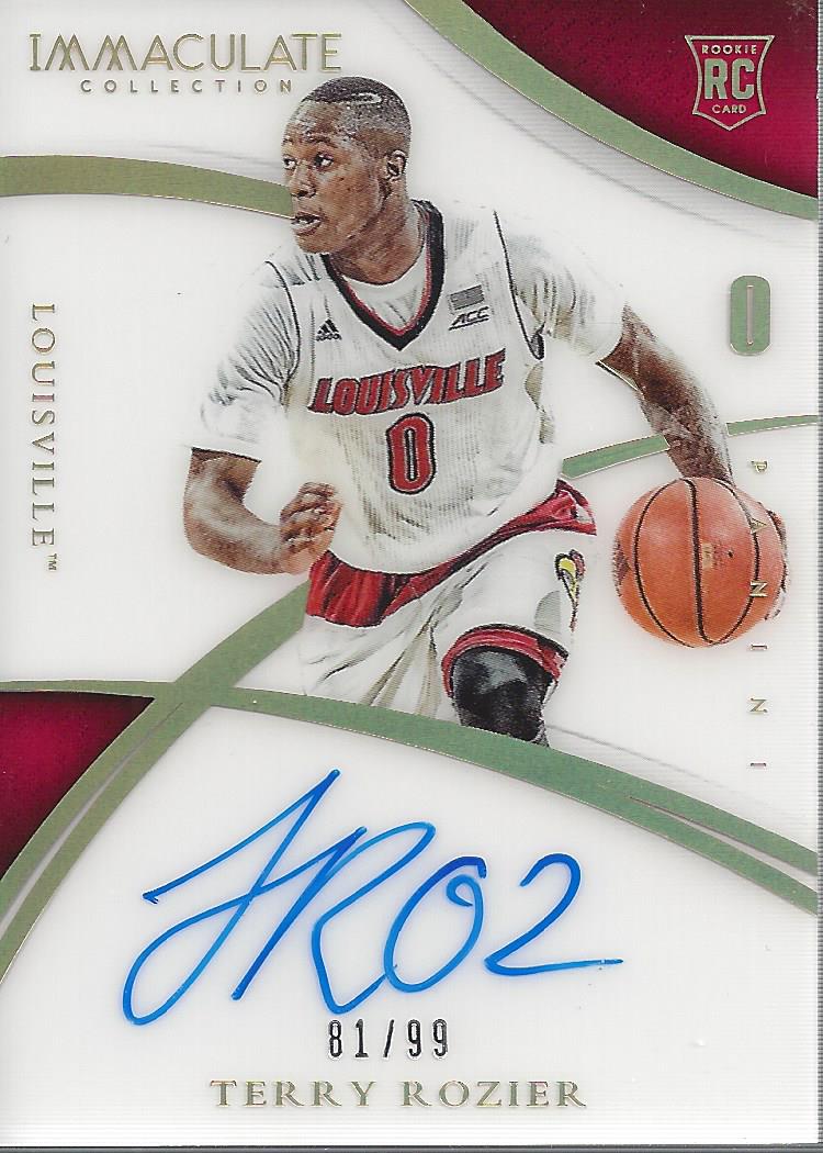 2015 Immaculate Collection Collegiate Multisport #365 Terry Rozier AU