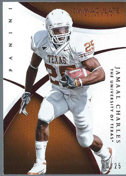 2015 Immaculate Collection Collegiate Multisport Red #51 Jamaal Charles